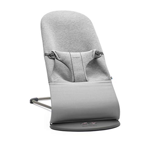 Babybjörn Bliss Hamaca ergonómica con balanceo natural para Bebés, Gris Claro