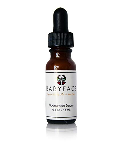 Babyface Niacinamide vitamina B3 ex-strength 6% Suero, Antienvejecimiento Fórmula y pérdida de cabello, 0,6 oz