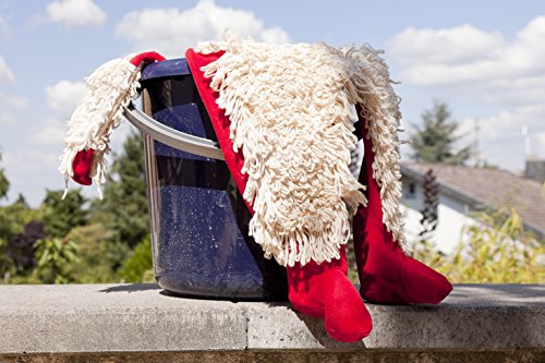 Babymop – Mopa para bebé para facilitar la limpieza del hogar. Body Pijama con mopa para bebé rojo rojo Talla:80