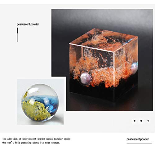 BAIRU 12 colores naturales Mica Mineral Polvo Epoxi Resina Tinte Brillante Perla Perfume Pigmento para DIY Vela y Jabón