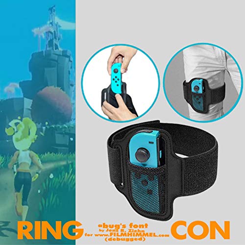Balight Brazalete de Control Elástica Ajustable de Reemplazo para Juego de Ring Fit Adventure de Nintendo Switch Juego de Ejercicios de Fitness Joycon Adapter 1 pcs
