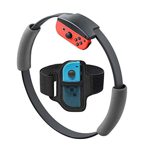 Balight Brazalete de Control Elástica Ajustable de Reemplazo para Juego de Ring Fit Adventure de Nintendo Switch Juego de Ejercicios de Fitness Joycon Adapter 1 pcs