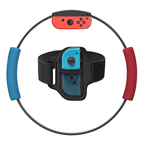 Balight Brazalete de Control Elástica Ajustable de Reemplazo para Juego de Ring Fit Adventure de Nintendo Switch Juego de Ejercicios de Fitness Joycon Adapter 1 pcs