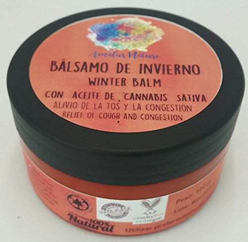 Bálsamo de invierno - Alivio de los síntomas del resfriado - 100% natural y artesanal - 100 ml