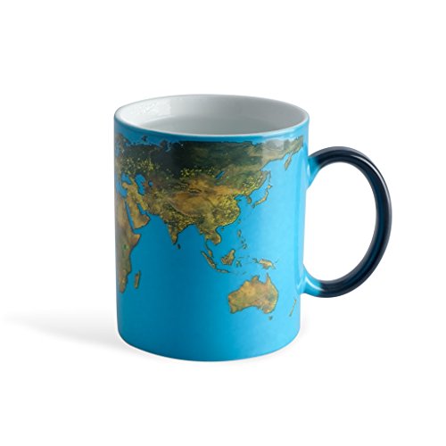 Balvi Mug Sunrise Cambia de Color! Taza con Dibujo de la Tierra Capacidad: 290ml Cerámica