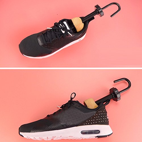 Baoblaze Extensor de Madera para Zapatos de Doble Vía Ampliación de Ancho y Largo parta Tallas de Hombres Mujeres - Mujeres (35-40)