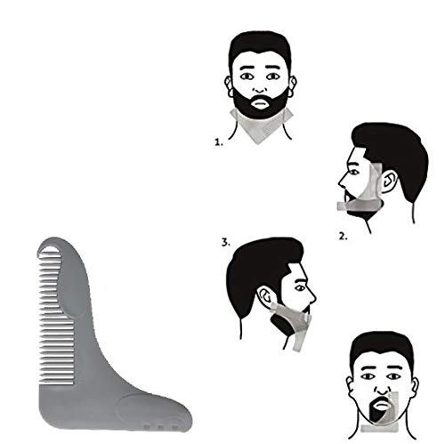 Barba Delantal ,JT JUSTIME Babero para barba con 4 ventosa - Recortes de pelo y barba Catcher Grooming Cape deje que su baño de mantener limpio -El mejor regalo para Hombre (Blanco)