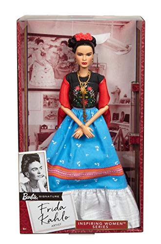 Barbie Collector, muñeca Frida Khalo de "Grandes Mujeres" (Mattel FJH65) , color/modelo surtido