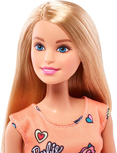 Barbie Fashionista, Muñeca Chic look naranja, juguete +7 años (Mattel FJF14) , color/modelo surtido