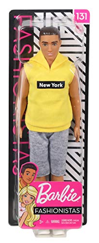 Barbie Fashionista - Muñeco Ken latino con Jersey New York, multicolor (Mattel GDV14) , color/modelo surtido