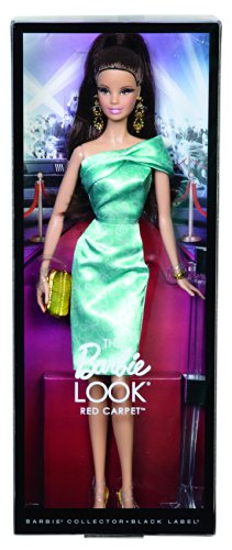Barbie - Muñeca Look con Vestido, Color Verde (Mattel BCP88)