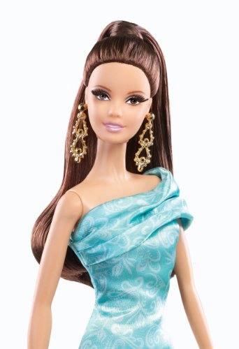 Barbie - Muñeca Look con Vestido, Color Verde (Mattel BCP88)