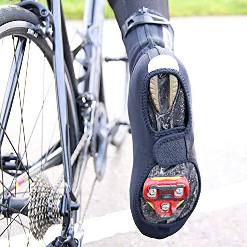 BBB Heavyduty - Botín térmico de ciclismo para hombre, color negro, talla 41-42