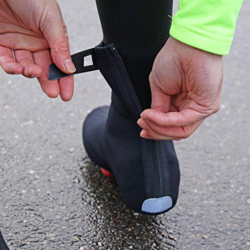 BBB Heavyduty - Botín térmico de ciclismo para hombre, color negro, talla 41-42