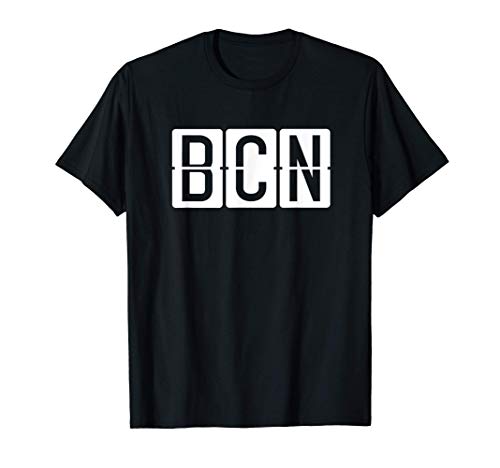 BCN Aeropuerto Josep Tarradellas Barcelona-El Prat Código Camiseta