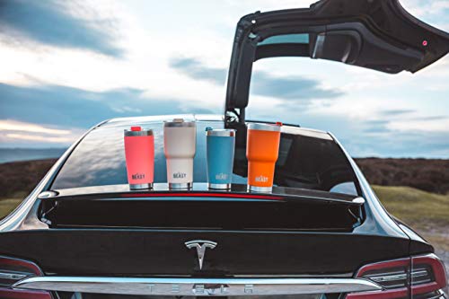 BEAST 20oz acero inoxidable vaso aislado al vacío Rambler taza de café doble pared taza frasco con la tapa prueba del chapoteo, 2 pitillos, cepillo de pipa y regalo caja paquete por Greens Steel