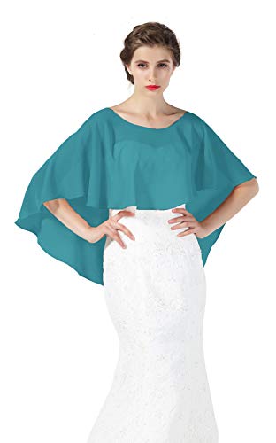 BEAUTELICATE Chal Estola de Gasa Mujer Capa Bolero para Fiesta Boda Novia 25 Colores