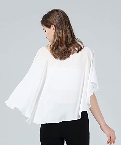 BEAUTELICATE Chal Estola de Gasa Mujer Capa Bolero para Fiesta Boda Novia 25 Colores