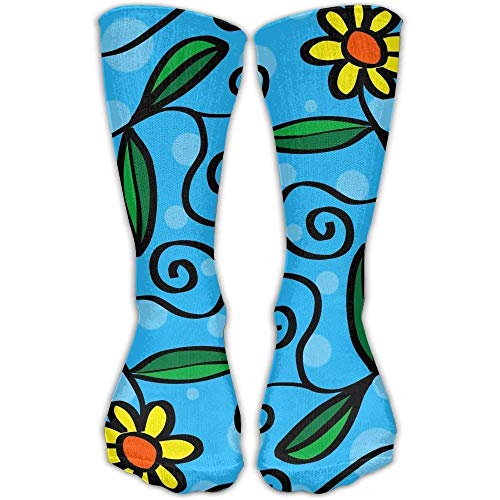 Beauty Flower Women's Cool Knee High Socks