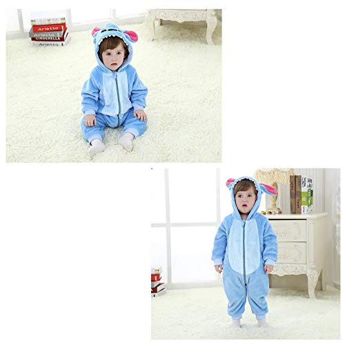 Bebé Ropa Disfraces Franela Traje Animales Pelele Unisexo Disfraz Invierno Kigurumi