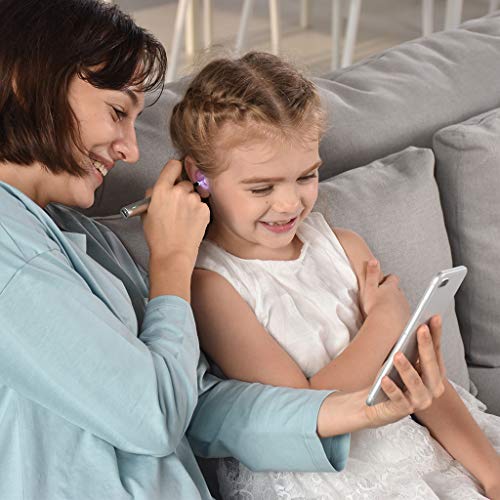 bebird Limpiador De Oídos Con Con Otoscopio WiFi Ultradelgado Limpiador De Cera De Oreja - De plata