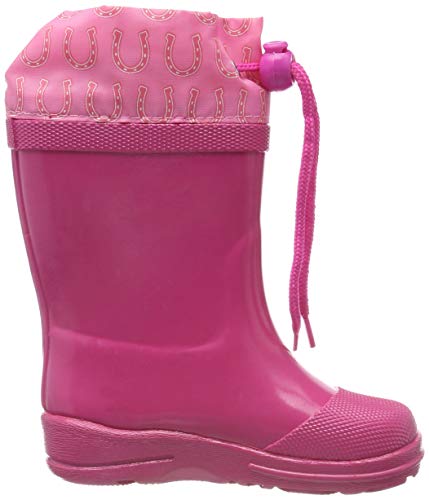 Beck Unicorn, Botas de Lluvia para Niñas, Rosa 06, 23 EU