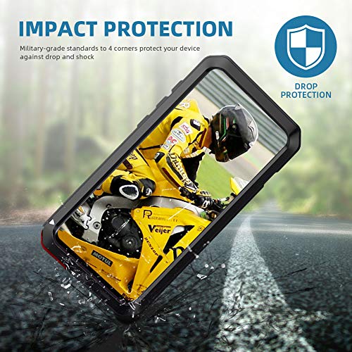 Beeasy Funda Samsung Galaxy S10 Plus,Antigolpes Rígida Robusta Antigravedad Carcasa Fundas S10+ Resistente al Impacto Militar Duradera Blindada Fuerte de Seguridad al Aire Libre Case Cover,Negro