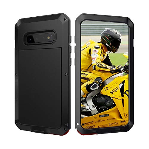Beeasy Funda Samsung Galaxy S10 Plus,Antigolpes Rígida Robusta Antigravedad Carcasa Fundas S10+ Resistente al Impacto Militar Duradera Blindada Fuerte de Seguridad al Aire Libre Case Cover,Negro