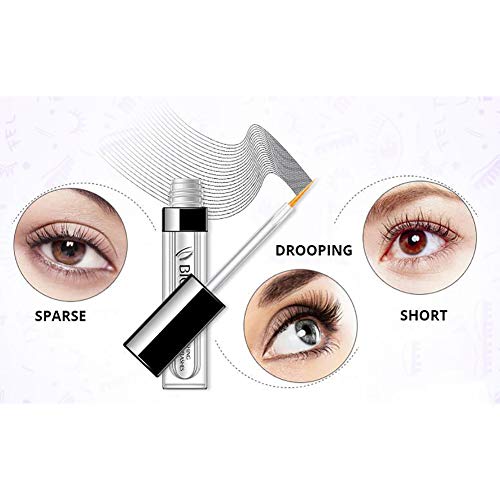 Beito 1PC Potenciador de crecimiento de pestañas Suero de cejas Refuerzo natural de pestañas Refuerzo de pestañas más prolongadas Suero para el rápido crecimiento de pestañas (7ML)