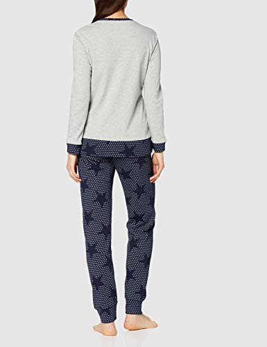 BELTY 19I-0104K-02 Conjuntos de Pijama, Azul (Marino Marino), Medium (Tamaño del Fabricante:M) para Mujer
