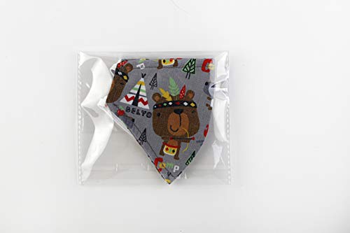 BELYO BMHR002 Mascarilla Infantil Higiénica Reutilizable Homologada UNE 0065 Patron de Osos