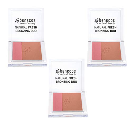 Benecos - Pack Ahorro 3 Uds - Polvos De Bronceado Duo Ibiza Night 8 Gr - Cosmética Vegana. Cuida De Tu Aspecto Pero Tambien De Tu Piel.