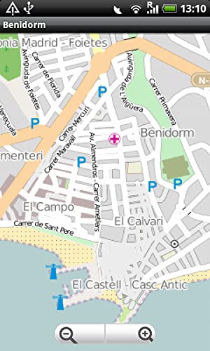 Benidorm, Calpe Street Map