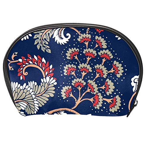Bennigiry Fantasía Flores Floral Paisley Bolsa Organizador de maquillaje para mujeres Kit de viaje con cremallera multifunción bolsa de almacenamiento