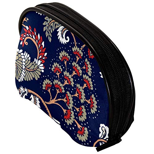 Bennigiry Fantasía Flores Floral Paisley Bolsa Organizador de maquillaje para mujeres Kit de viaje con cremallera multifunción bolsa de almacenamiento