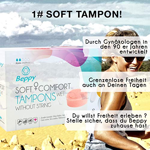 Beppy Soft Comfort- Tampones con recubrimiento lubricante, (1 x 8 piezas)