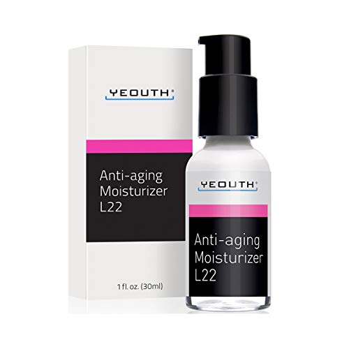 Best Anti Aging Moisturizer Face Cream, Shea Butter, Jojoba & Macadamia Seed Oil, and Patented L22 Complex From YEOUTH, Hydrates, Firms, Erases Wrinkles and Evens Skin Tone