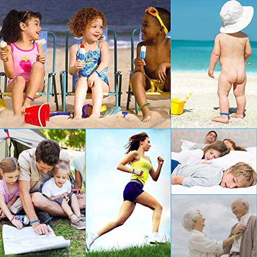 BESTZY 12PCS Repelente de mosquitos Pulsera Repelente Antimosquitos Naturales Pulseras Repelentes de Mosquitos para una protección prolongada contra mosquitos e insectos(colores aleatorios)