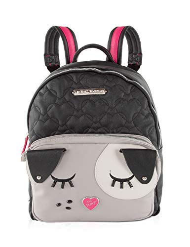 Betsey Johnson - Mochila para gatos (talla única), color negro