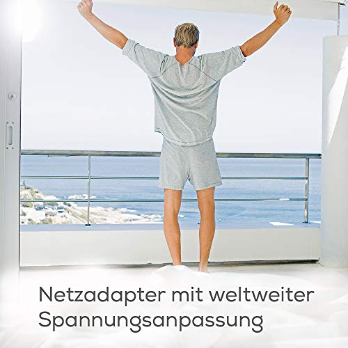 Beurer HR6000 Cortabarbas con-sin cable para cuerpo, barba y cara Body Groomer (litio), pantalla led, lavable IPx6, 60 mins autonomía, accesorios giratorio, color negro