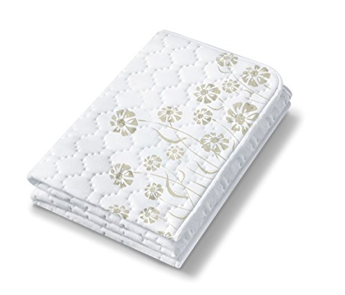 Beurer UB-68-XXL - Calientacamas doble, 150 x 160 cm, color blanco