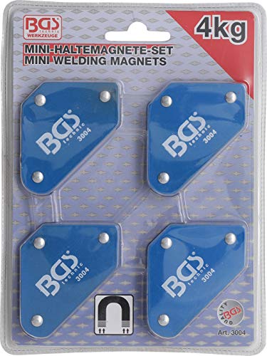 BGS 3004 | Juego de mini soportes magnéticos | 45° - 90° - 135° | 4 piezas