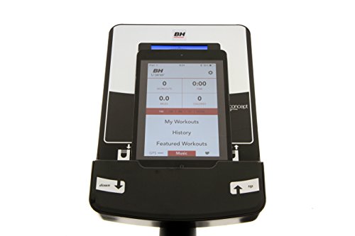 BH Fitness Cross3000 Dual WG880 bicicleta elíptica. Freno combinado magnético y aire. Monitor LCD. Ruedas de transporte.