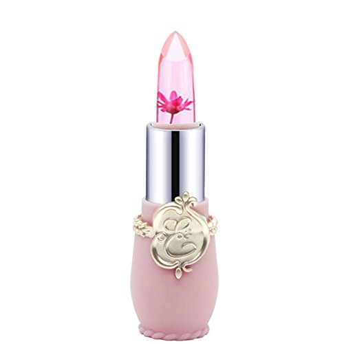 BHYDRY pintalabios Belleza Brillante Flor Cristal Jelly Lápiz Labial Magia Temperatura Cambiar Color Labio