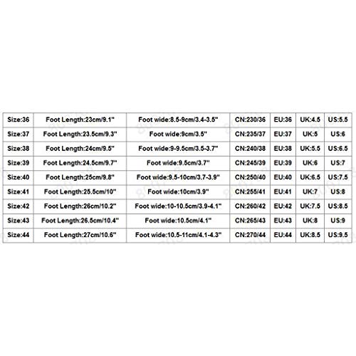 BHYDRY Zapatos Casuales para Madres con Orificios para la Madre Zapatos Casuales para Mujeres