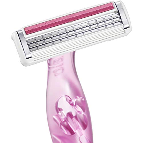 BIC Miss Soleil Sensitive Maquinilla Desechable para Mujer - 2 Packs de 4