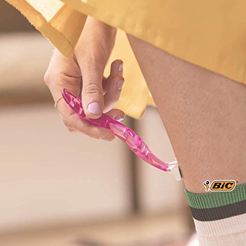 BIC Miss Soleil Sensitive Maquinilla Desechable para Mujer - 2 Packs de 4