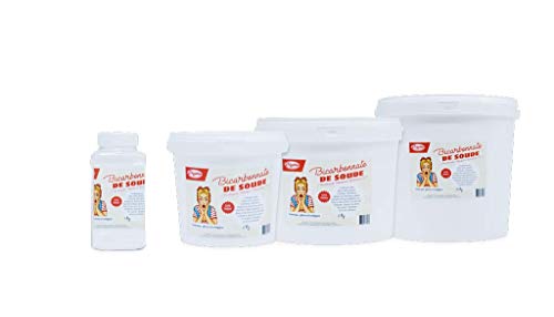 Bicarbonato de soda, 5 kg, alimentario E500", extra fino, incluye instrucciones de uso