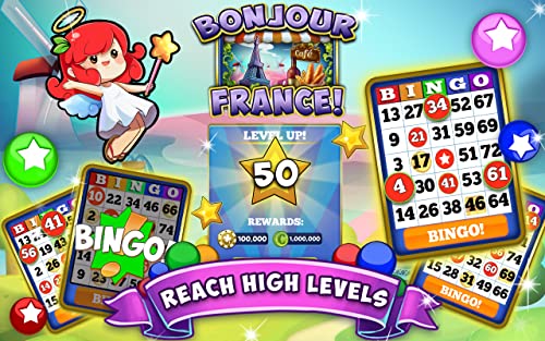 Bingo Cielo +: HD BINGO JUEGO para Android y Kindle! Descarga y juega el mejor estilo clásico Casino aplicación juego de bingo DELUXE. Ahora con Jackpot y Torneos! Nuevo para el 2015! (Funciona sin conexión - no hay internet o wifi es necesario)