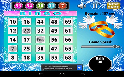 Bingo Free Game Doves Gliding Slip